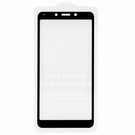 Закаленное стекло Full Cover+Full Glue BoraSCO Xiaomi 8/8A Черная рамка