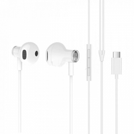Наушники Xiaomi Dual-Unit Half-Ear Type-C  White