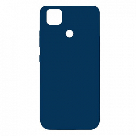 Накладка Silicone Case для Redmi 9C Темно-синий