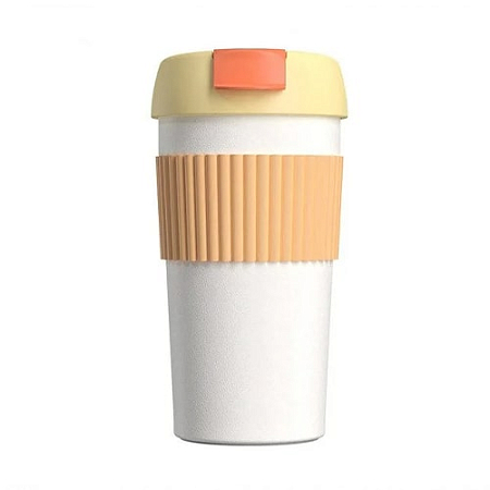 Термокружка Kiss Kiss Fish Rainbow 490ml Orange White