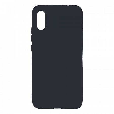 Накладка Silicone Case для Redmi 9A (Черный)
